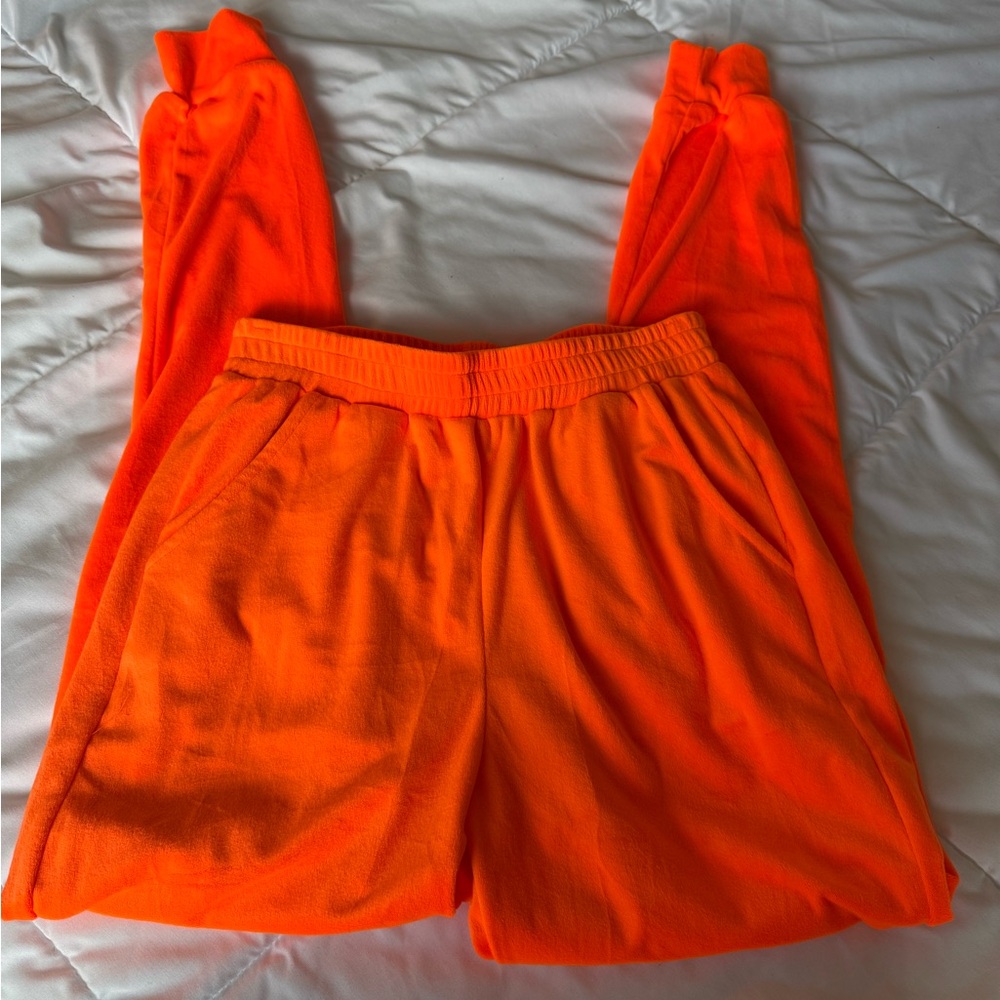 Neon Orange 3-Piece Lounge Set - Picture 2 of 5
